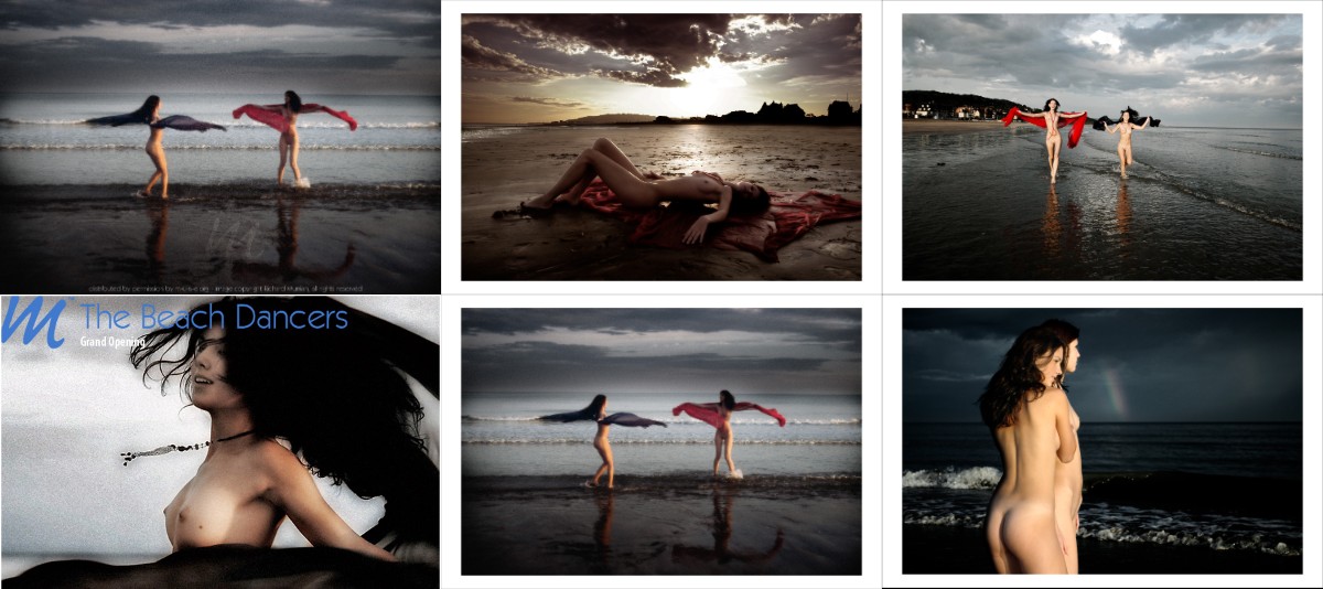 Monika M Eliska M Beach Dancers